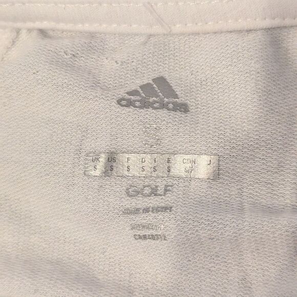 Adidas White Track Golf Jacket - Picture 5 of 5